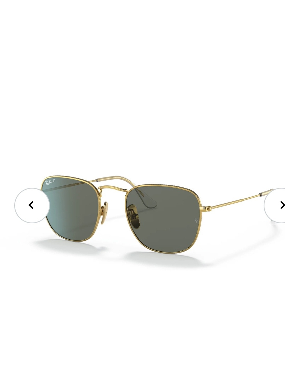 Ray-Ban Men’s Or Women Black Lens Gold Frame Hexagonal Sunglasses - Picture 2 of 7